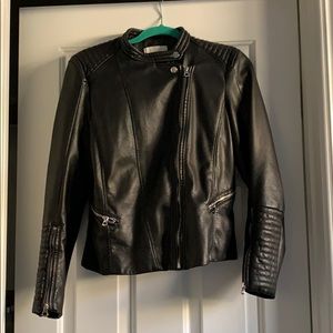 Black leather jacket from H&M